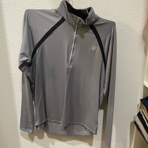 New balance mens athletic 1/4 zip pullover medium